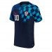 Kroatië Luka Modric #10 Voetbalkleding Uitshirt WK 2022 Korte Mouwen